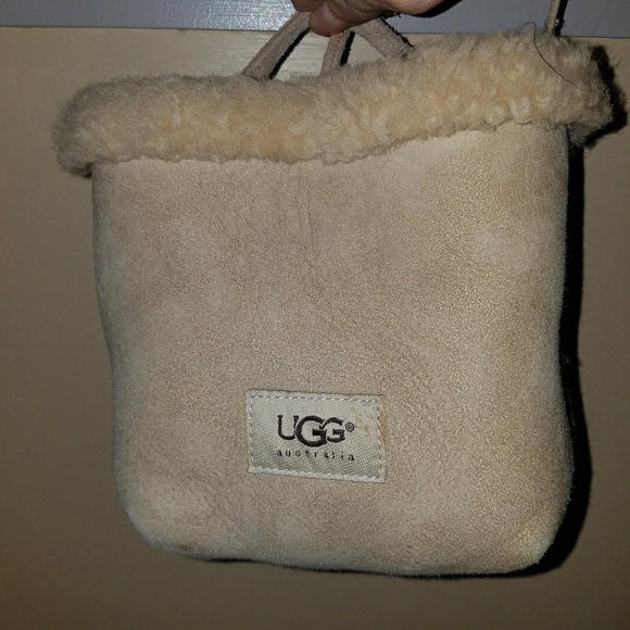 Small Sheepskin Satchel Purse - Picture 2 of 6